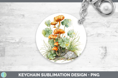 GorgeousMushroom Sketch Keychain design.