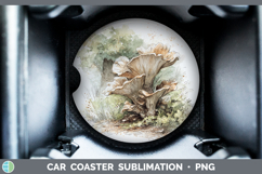 GorgeousMushroom Sketch Car Coaster design.