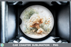 GorgeousMushroom Sketch Car Coaster design.