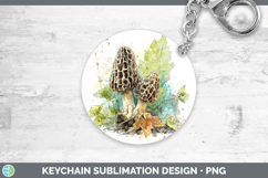 GorgeousMushroom Sketch Keychain design.