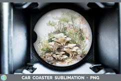 GorgeousMushroom Sketch Car Coaster design.