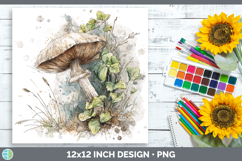 GorgeousMushroom Sketch Paper Backgrounds design.