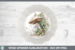 GorgeousMushroom Sketch Wind Spinner design.