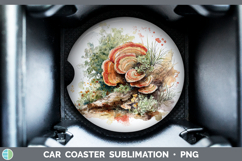 GorgeousMushroom Sketch Car Coaster design.