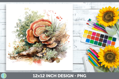 GorgeousMushroom Sketch Paper Backgrounds design.