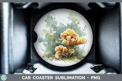 GorgeousMushroom Sketch Car Coaster design.