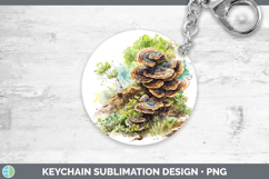 GorgeousMushroom Sketch Keychain design.