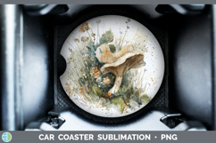 GorgeousMushroom Sketch Car Coaster design.