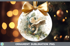 GorgeousMushroom Sketch Ornament design.