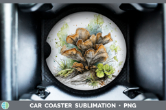 GorgeousMushroom Sketch Car Coaster design.