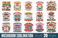 Mushroom Sublimation Bundle, Mushroom Sublimation Product Image 1