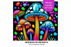 Mushroom Tumbler Sublimation  Stained Glass Tumbler Wrap