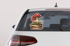Mushroom With Book Sticker Clipart Bundle Product Image 2