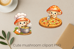 Cute mushroom sublimation | Funny mushroom clipart PNG Product Image 1