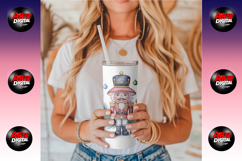 Christmas Mushroom Watercolor Clipart Bundle Product Image 4