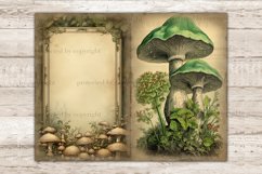 Mushrooms Junk Journal Pages, Vintage Ephemera, GlamArtZhanna, Mushroom Printable Journal, Mushroom Collage Sheet, Forest Junk Journal Kit, Scrapbook Digital Paper Set, Book Diary Paper, Basic Junk Journal Paper, Antique Journal Card