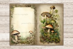 Mushrooms Junk Journal Pages, Vintage Ephemera, GlamArtZhanna, Mushroom Printable Journal, Mushroom Collage Sheet, Forest Junk Journal Kit, Scrapbook Digital Paper Set, Book Diary Paper, Basic Junk Journal Paper, Antique Journal Card