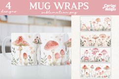 Mushrooms Mug Sublimation