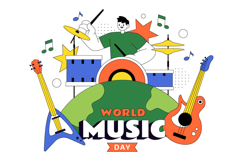 10 World Music Day Illustration Product Image 4