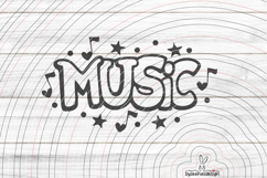 music cutting file SVG DXF Product Image 1