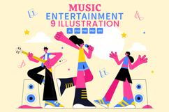 9 Music Entertainment Illustration Product Image 1