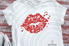 Music kiss cutting file SVG DXF Product Image 2