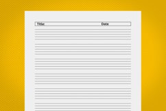Amazon kdp music notebook interior for kindle publisher Product Image 2