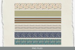 Music Notes with Vintage Color Seamless Seamless Strips Product Image 1