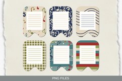 Music Notes with Vintage Color Seamless Shaped Journaling Ar Product Image 1