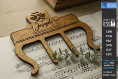 Music Page Clips Laser Cut Bundle | Music Note Page Holders Product Image 16