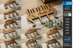 Music Page Clips Laser Cut Bundle | Music Note Page Holders Product Image 1