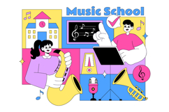 10 Music School Illustration Product Image 4