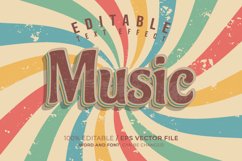 Music Vintage Editable Text Effect Product Image 1