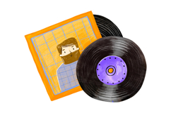 Retro Vinyl Record Clipart PNG Vintage Aesthetic Music Product Image 5