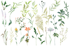 Watercolor forest animals clipart. Product Image 5