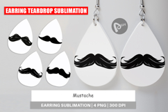 Earring Mustache Product Image 1