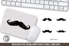 Mouse Pad Mustache Product Image 1