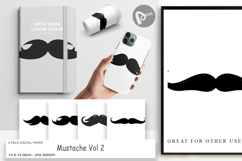 Digital Paper Mustache Product Image 1
