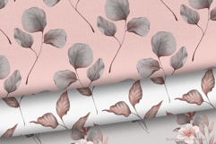 Muted Foliage Floral Seamless Patterns Product Image 2