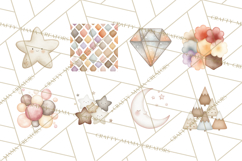 Geometric Shapes and Patterns Clipart PNG Product Image 3