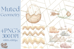 Geometric Shapes and Patterns Clipart PNG Product Image 1