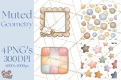 Geometric Shapes and Patterns Clipart PNG Product Image 1