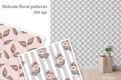 Muted Tones Floral Seamless Patterns Product Image 2