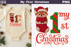 My First Christmas Knitted | My 1st Christmas Fox Product Image 1