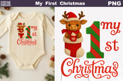 My First Christmas Knitted | My 1st Christmas Reindeer Product Image 1