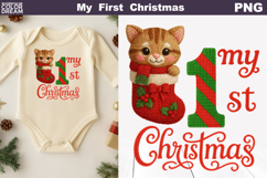 My First Christmas Knitted | My 1st Christmas Cat Product Image 1
