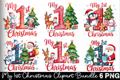 My 1st Christmas Clipart Bundle Product Image 1