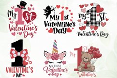 My 1st Valentine&#039;s Day SVG PNG Product Image 4