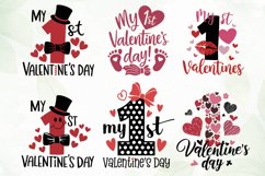 My 1st Valentine&#039;s Day SVG PNG Product Image 3