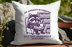 Cottagecore Animal Bookish SVG Bundle, 8 Cute Reading Quotes Product Image 5
